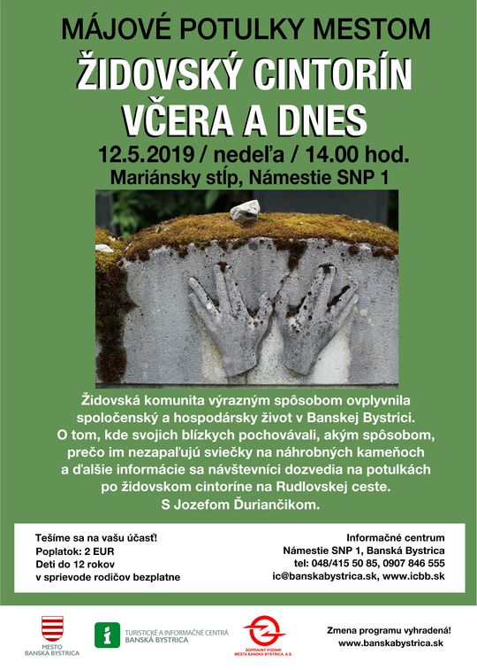 Potulky mestom Židovský cintorín včera a dnes Potulky mestom Židovský cintorín včera a dnes